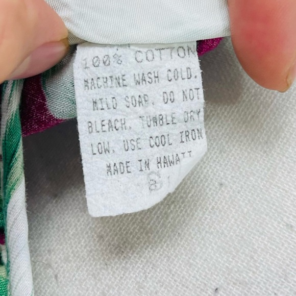 Jade Fashions Hawaiian Tropical Hibiscus Floral Fuchsia Midi MuuMuu Dress - Picture 5 of 8